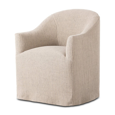 Four Hands Cove Dining Chair With Casters - Laine Navy