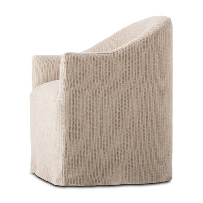 Four Hands Cove Dining Chair With Casters - Laine Navy