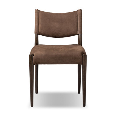 Four Hands Jayla Armless Dining Chair - Nubuck Cigar