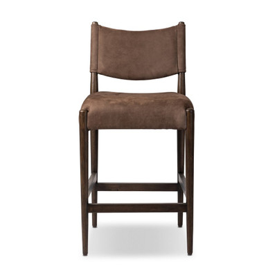 Four Hands Jayla Counter Stool - Nubuck Cigar