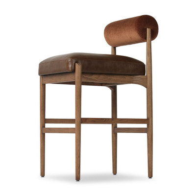 Four Hands Jazelle Bar Stool - Altair Sienna