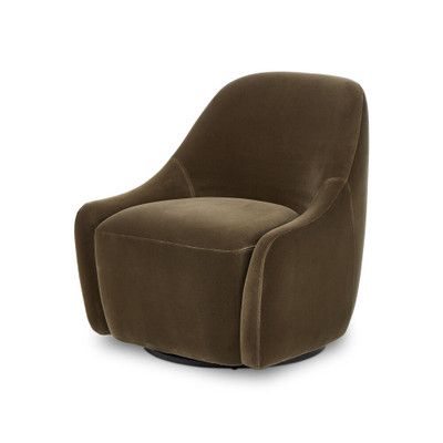 Four Hands Levi Swivel Chair - Surrey Olive