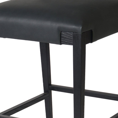 Four Hands Tamari Counter Stool - - Brickhouse Black