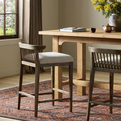 Four Hands Tullio Counter Stool - Drifted Ash