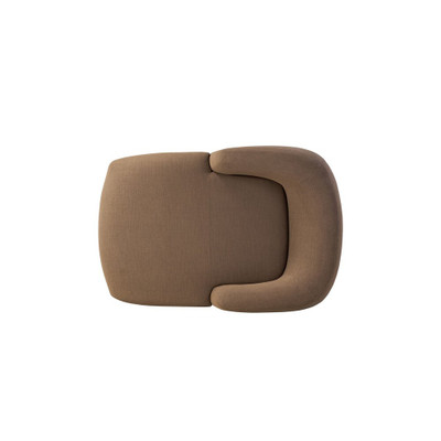 Four Hands Channing Chaise - Crypton Nomad Mushroom