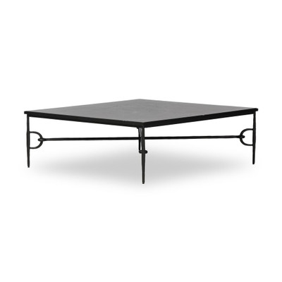 Four Hands Babylon Coffee Table - Grey Italian Marble