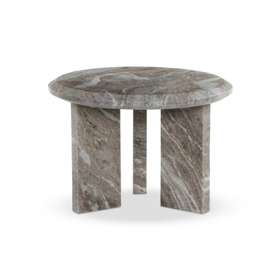Four Hands Dakota Nesting Coffee Table - Large - Dark Taupe Marble Solid