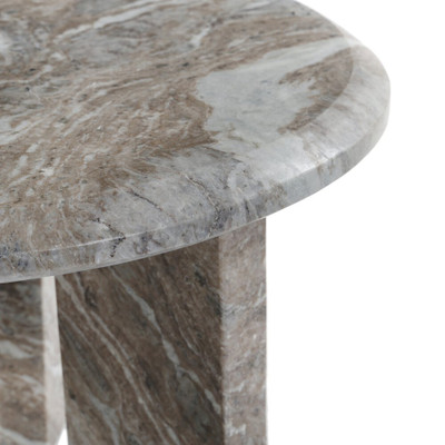 Four Hands Dakota Nesting Coffee Table - Large - Dark Taupe Marble Solid