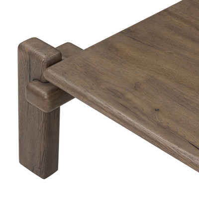 Four Hands Marcia Square Coffee Table - Grey Reclaimed French Oak
