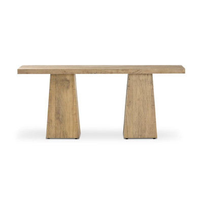 Four Hands Atlas Console Table - Bleached Alder - 70"