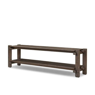 Four Hands Marcia Low Console Table - Grey Reclaimed French Oak