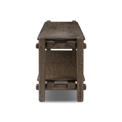 Four Hands Marcia Low Console Table - Grey Reclaimed French Oak
