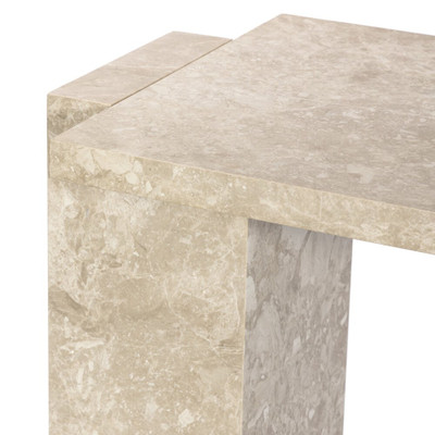 Four Hands Romano Console Table - Lunar Marble