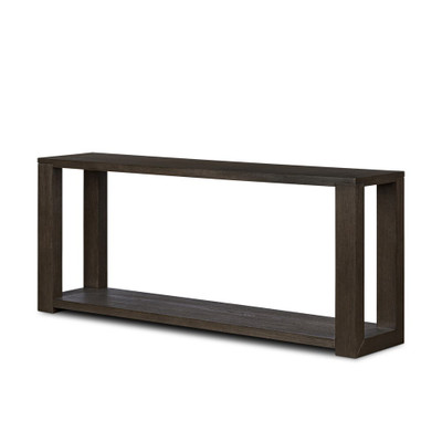 Four Hands Thomas Console Table - Dark Anthracite Oak Veneer