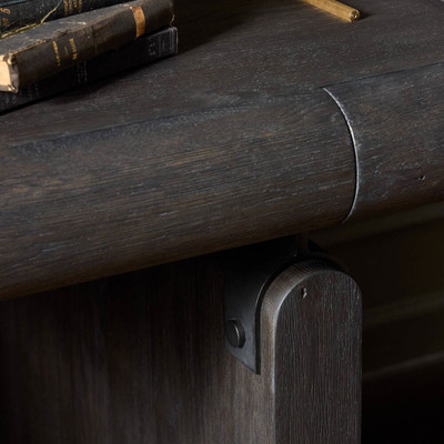 Four Hands Cleo Desk - Worn Black Oak