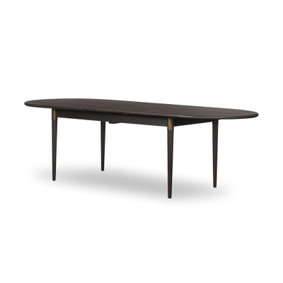Four Hands Harper Oval Extension Dining Table - Black Mango