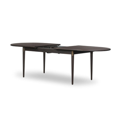 Four Hands Harper Oval Extension Dining Table - Black Mango