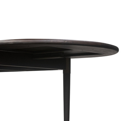 Four Hands Harper Oval Extension Dining Table - Black Mango