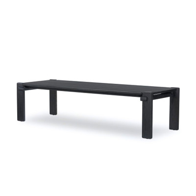 Four Hands Marcia Dining Table 120" - Dark Espresso Reclaimed French Oak