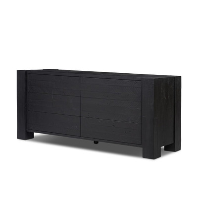 Four Hands Perot 6 Drawer Dresser - Aged Black Pine