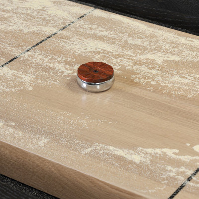 Four Hands District Eight Large Shuffleboard Table - Ebonized Oak