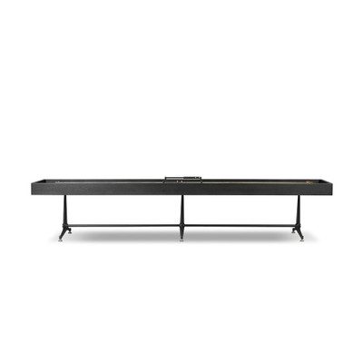 Four Hands District Eight Large Shuffleboard Table - Ebonized Oak
