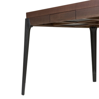 Four Hands District Eight Mahjong Table - Smoked Oak