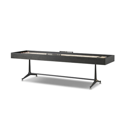 Four Hands District Eight Small Shuffleboard Table - Ebonized Oak