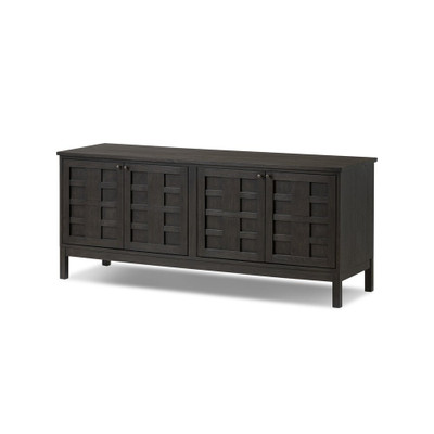 Four Hands Alessio Media Console - Smoked Black