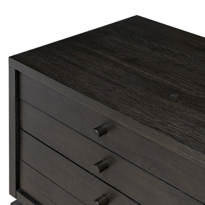 Four Hands Bergstrom Media Console - Smoked Black Veneer