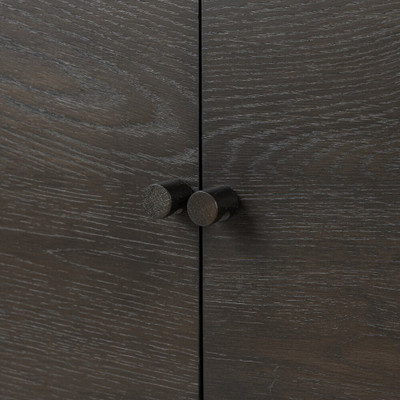 Four Hands Bergstrom Media Console - Smoked Black Veneer