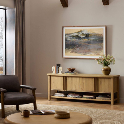 Four Hands Dalton Media Console - Aged Natural Oak