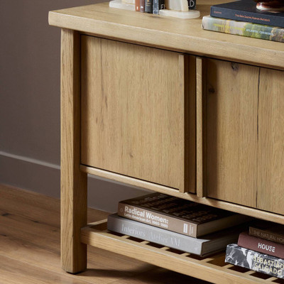 Four Hands Dalton Media Console - Aged Natural Oak