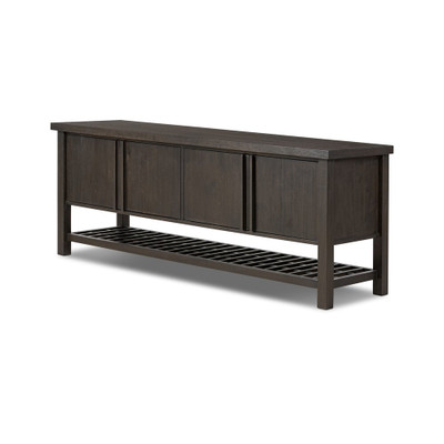 Four Hands Dalton Media Console - Smoked Black Oak