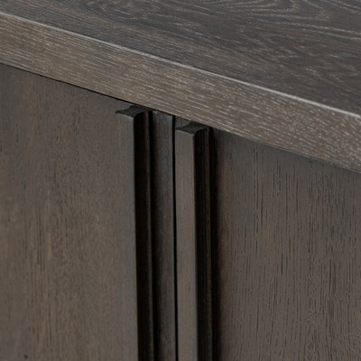 Four Hands Dalton Media Console - Smoked Black Oak