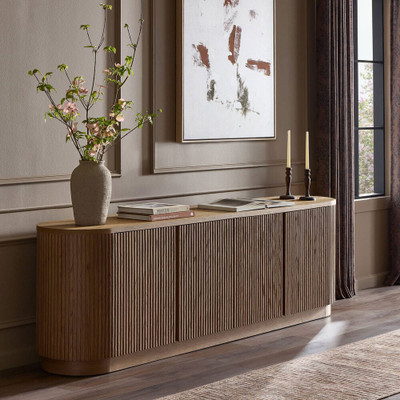 Four Hands Delphi Media Console - Desert Oak