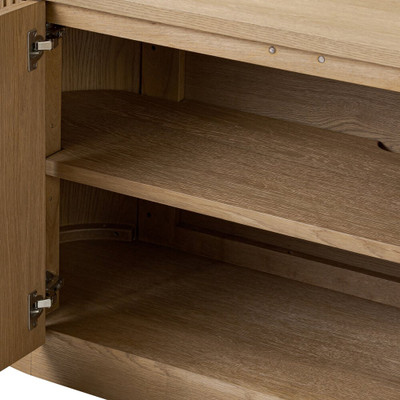Four Hands Delphi Media Console - Desert Oak