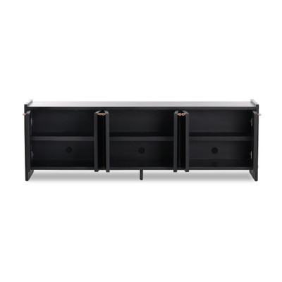 Four Hands Etro Media Console - Black Wash Poplar