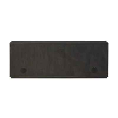 Four Hands Leo Media Console - Smoked Black
