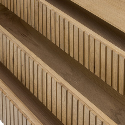 Four Hands Leo Nightstand - Rustic Light Natural Oak
