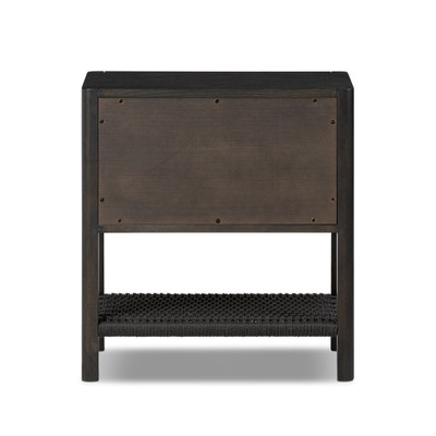Four Hands Zuma Nightstand - Smoked Black Ash