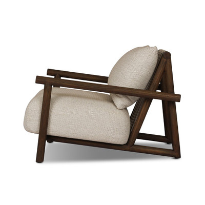 Four Hands Cardiff Outdoor Chair - Stained Saddle Brown - Fsc