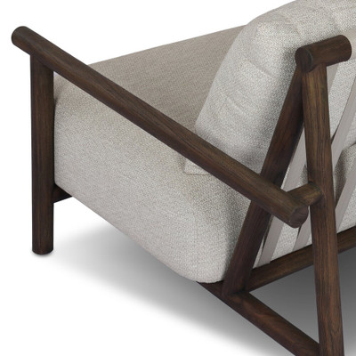 Four Hands Cardiff Outdoor Chair - Stained Saddle Brown - Fsc