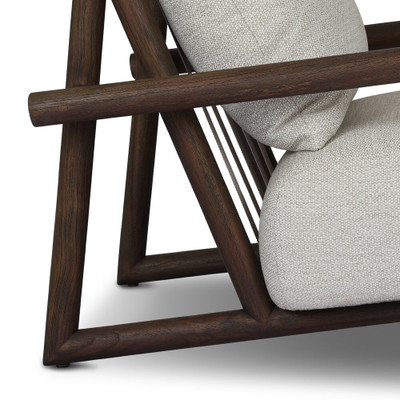 Four Hands Cardiff Outdoor Chair - Stained Saddle Brown - Fsc