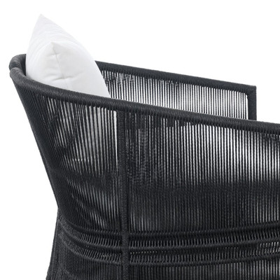 Four Hands Mondira Outdoor Chair - Faux Black Hyacinth