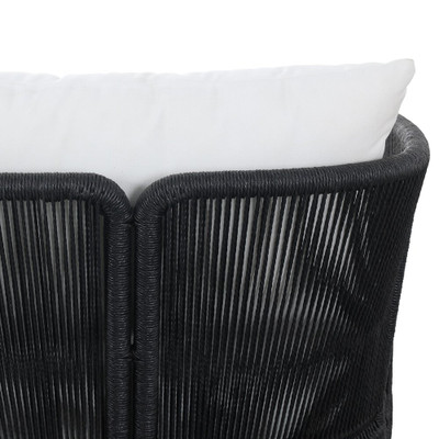 Four Hands Mondira Outdoor Chair - Faux Black Hyacinth