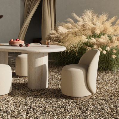 Four Hands Quaid Outdoor Upholstered Dining Chair