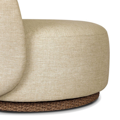 Four Hands Quaid Outdoor Upholstered Swivel Chair