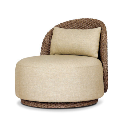 Four Hands Quaid Outdoor Woven Swivel Chair