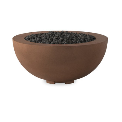 Four Hands Bronson Outdoor Fire Table - Clay Concrete - Propane